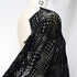 Black Crochet 90% Cotton 10% Poly *Remnant 2.2m Was $100.98 Now $85